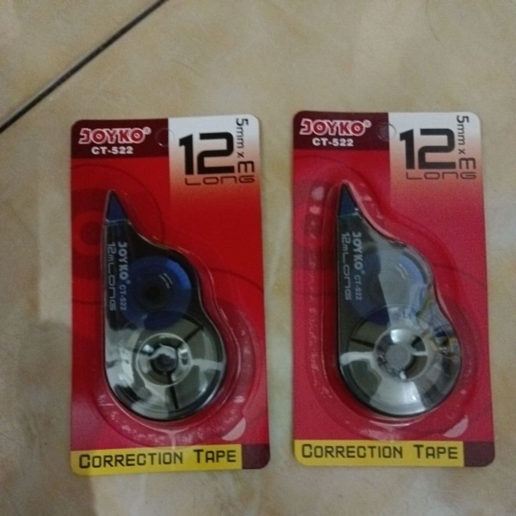 

tipe ex kertas joyko CT 522 5mm x 12m