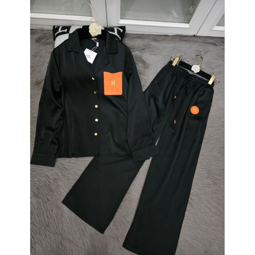 One set wanita cotton silk import setelan