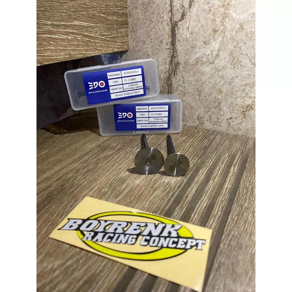 Klep 28 24 Batang 5Mm Klep Sonic Klep Racing 28/24 Edo -Boyrenk Olshop_Brc