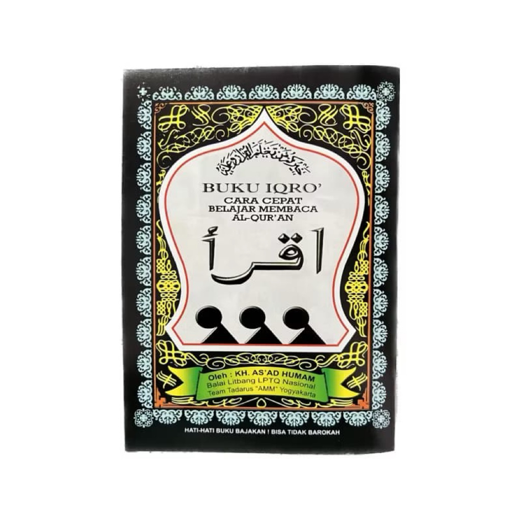 IQRA BESAR | BUKU IQRA BESAR | IQRA HITAM BESAR