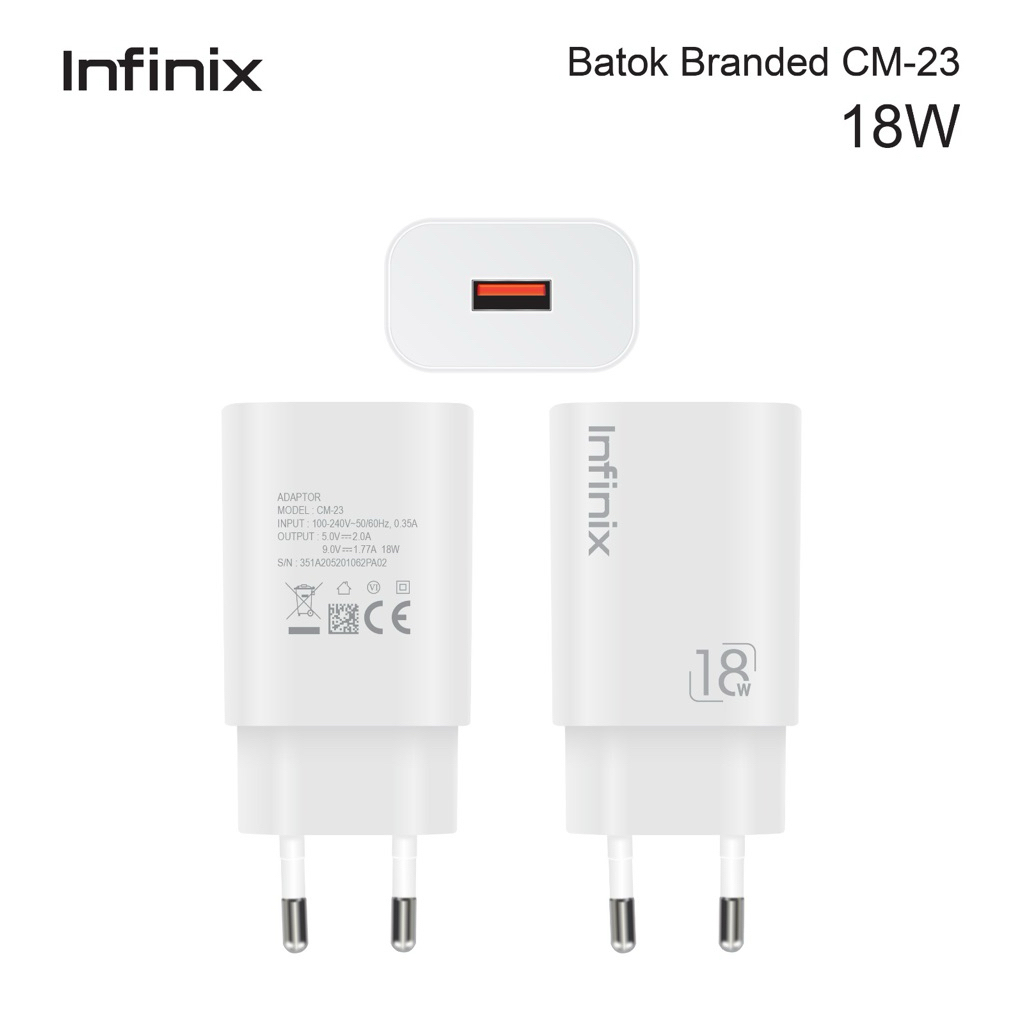 BATOK/KEPALA CHARGER MERK CM23/CM-23 TOPLES (HARGA SATUAN)