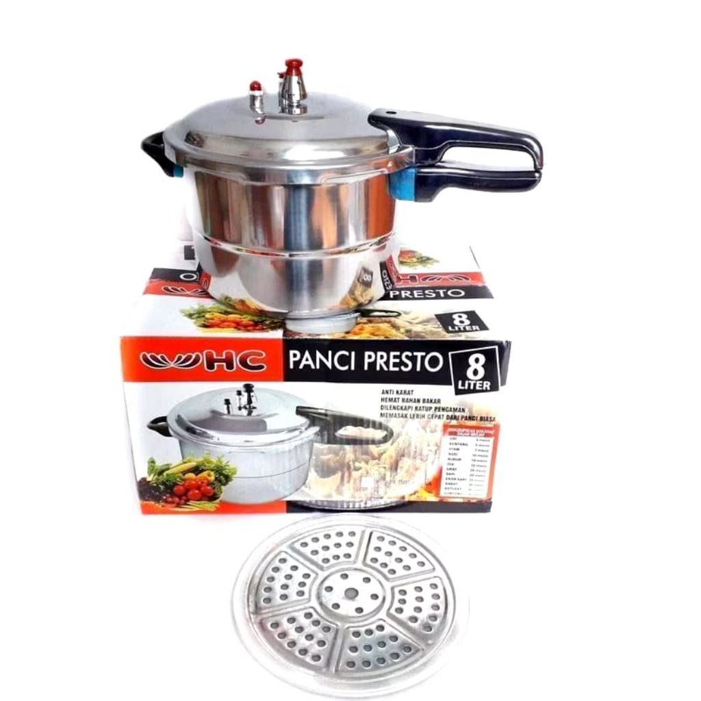 Panci Presto HC 8 Liter / Panci Presto serbaguna