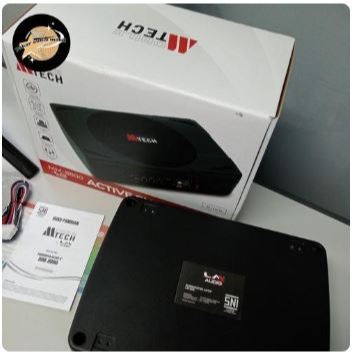 SUB KOLONG MOBIL MTECH MM8800 BY LM AUDIO / SUBWOOFER KOLONG AKTIF MTECH 8 INCH