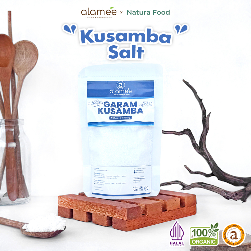 

Garam Kusamba Sea Salt Premium Laut Bali 50gr Organik Murni Natural Alami Organic Seasalt Lokal natura food