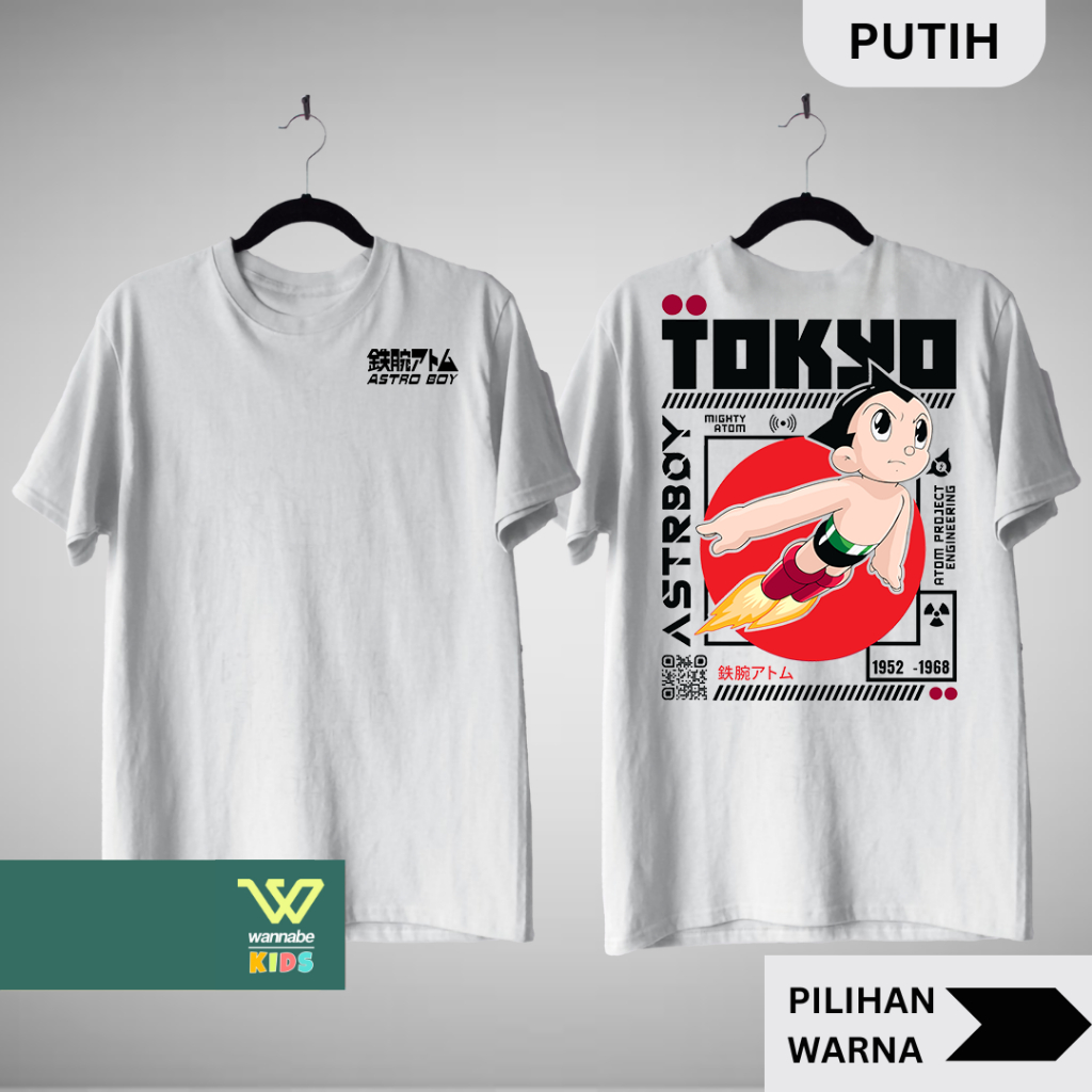 Kaos SUP3RH3RO JEPANG ASTROBOY 17 Kaos Dewasa Size S - 7XL BigSize Jumbo dan Kaos Anak Size XS - XL 