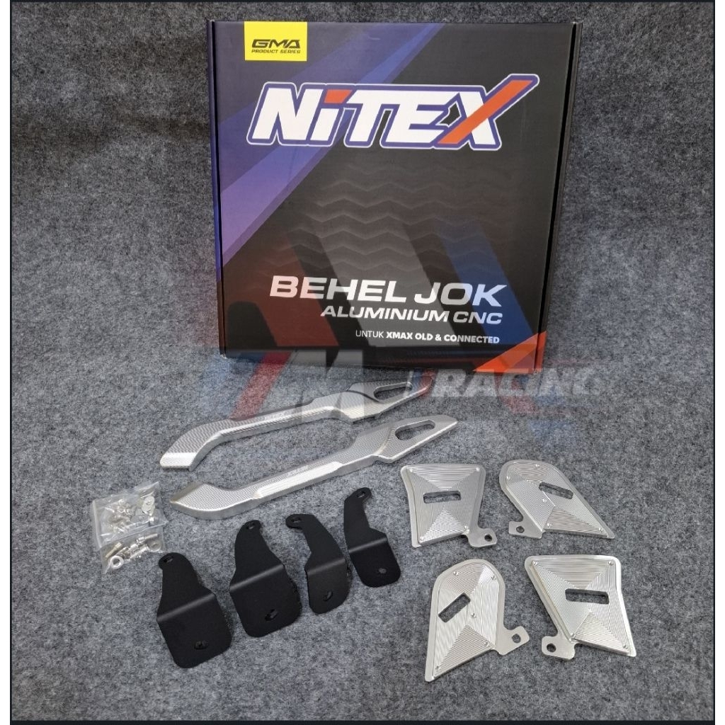 Behel Yamaha Xmax 250 NITEX Behel CNC untuk Xmax Connected 1st Xmax New / Old PNP