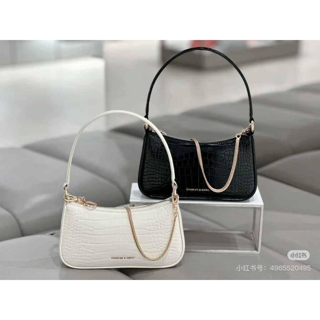 Tas Selempang & Tas Bahu Croco Double Tali / CK Moon Bag #10029