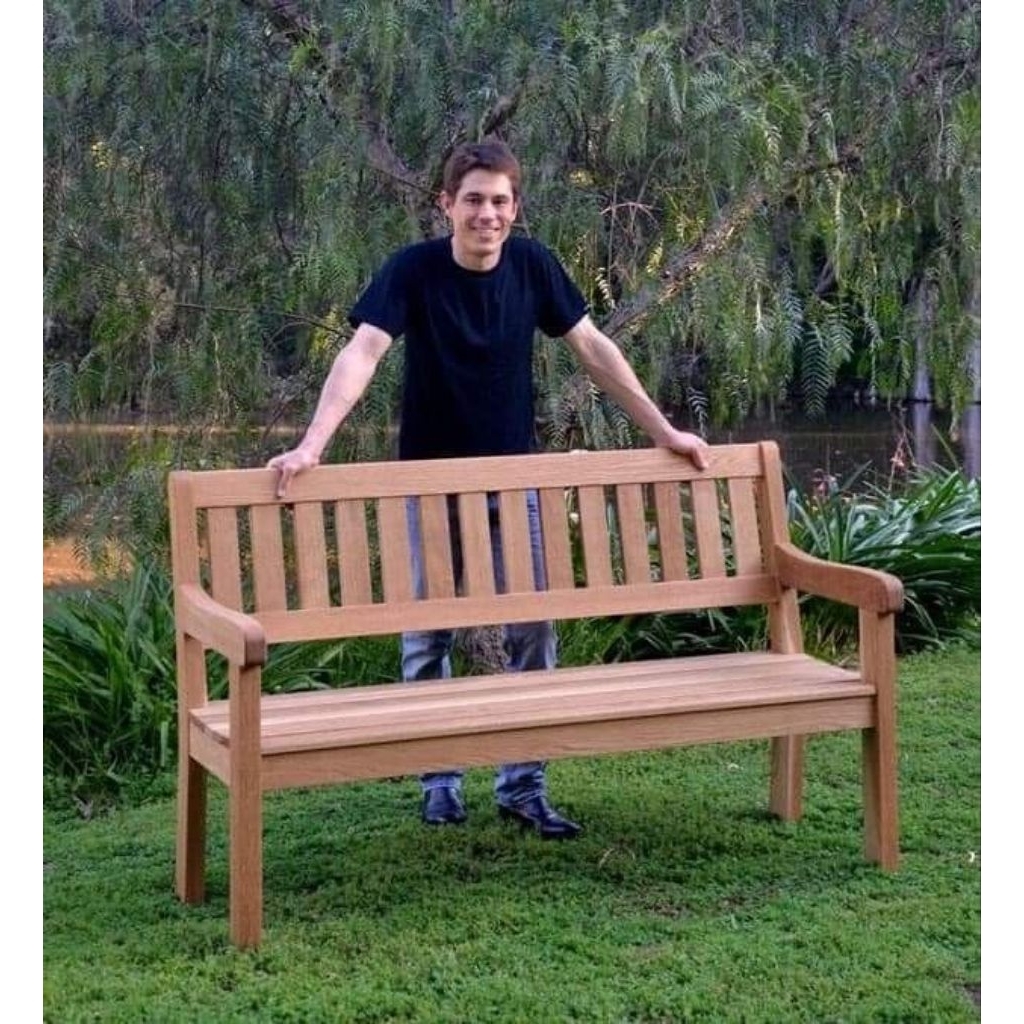 bangku kebun bangku panjang bangku teras, bangku outdor jati