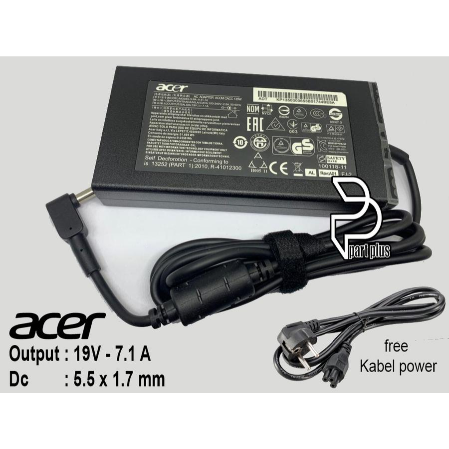 Adaptor Charger Acer PC ALL in One Z5770 Z5771 Z5772 Z24-890 19V 7.1A 135W