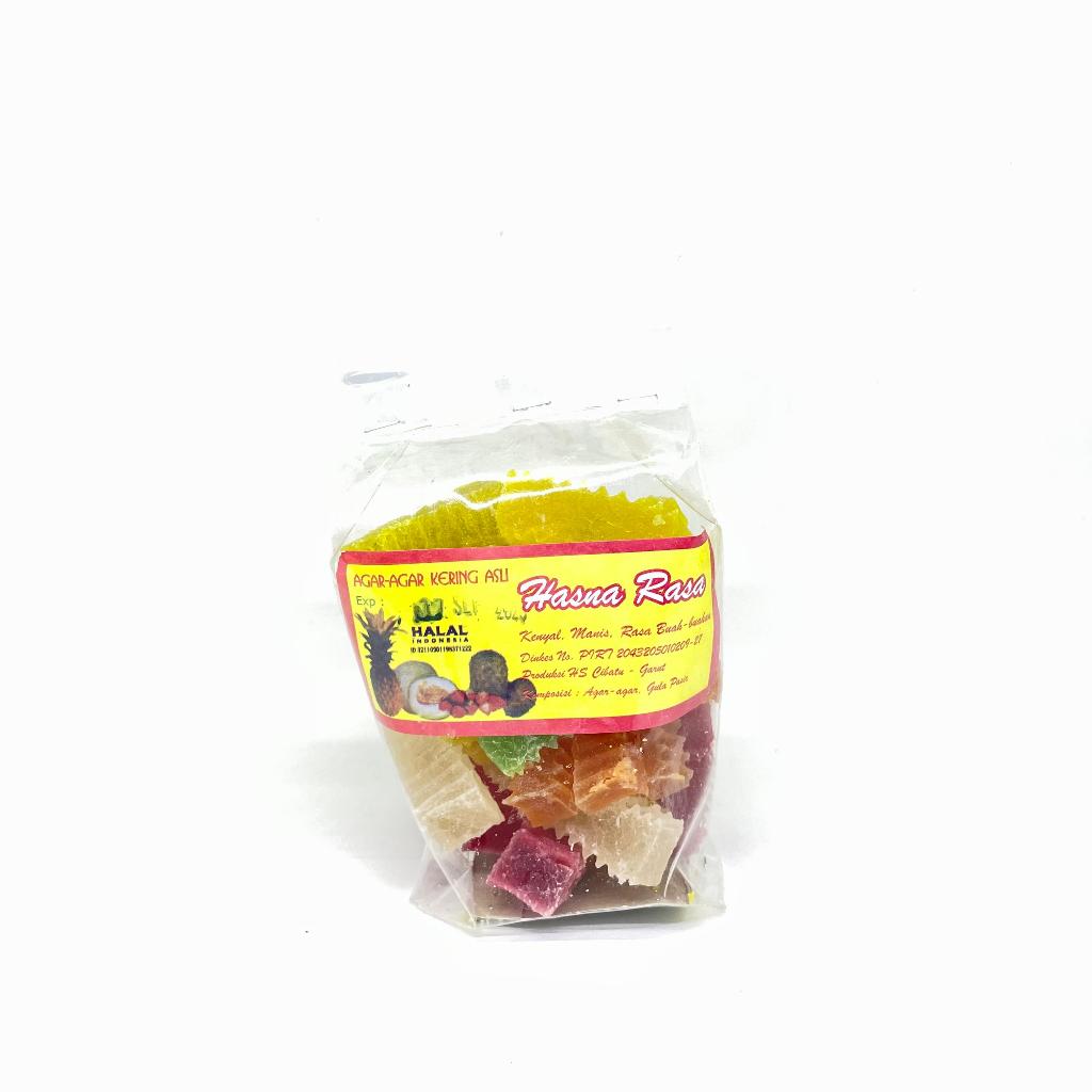 HASNA RASA Agar - Agar Kering | Jeli Kering | Kohakuto | Manisan Ager Buah Kering Jelly
