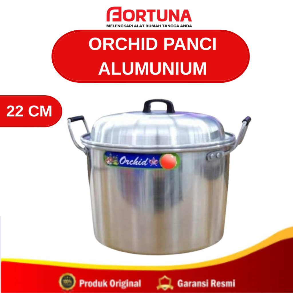 Panci 22 cm / Panci Orchid Aluminium