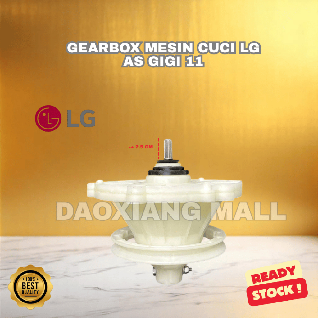 GEARBOX / GIRBOX MESIN CUCI LG GIGI 11 – TIPE AS GERIGI | KOMPONEN PENGGERAK PUTARAN
