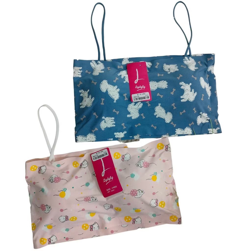 Lidily - Bra Kemben Seamless | BH Wanita Tanpa Kaitan | BH Motif Bunga Tanpa Kawat | BH Kemben Motif