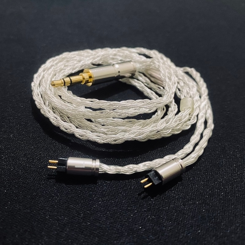 High End 8 Braid 2 Pin 0.75 0.78mm TF10 Westone TFZ KZ Upgrade Cable