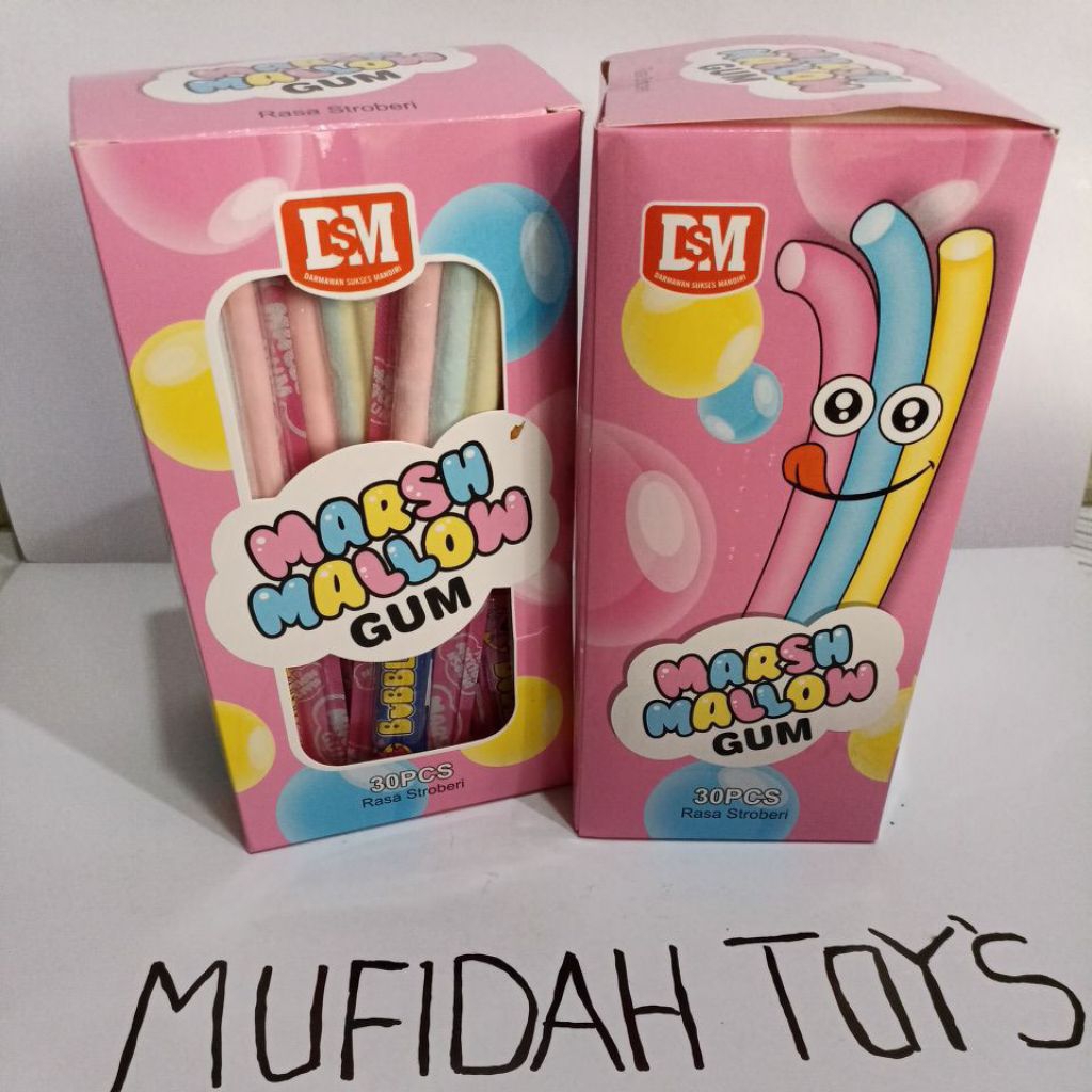 

Permen Marshmallow bubble gum 30 Pcs