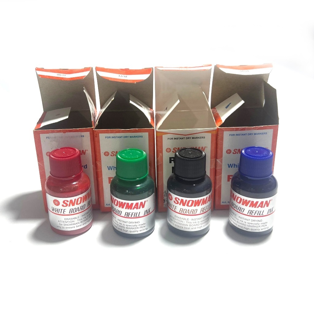 

Isi Ulang Refill Tinta Spidol BoardMarker (Tidak Permanen) SNOWMAN