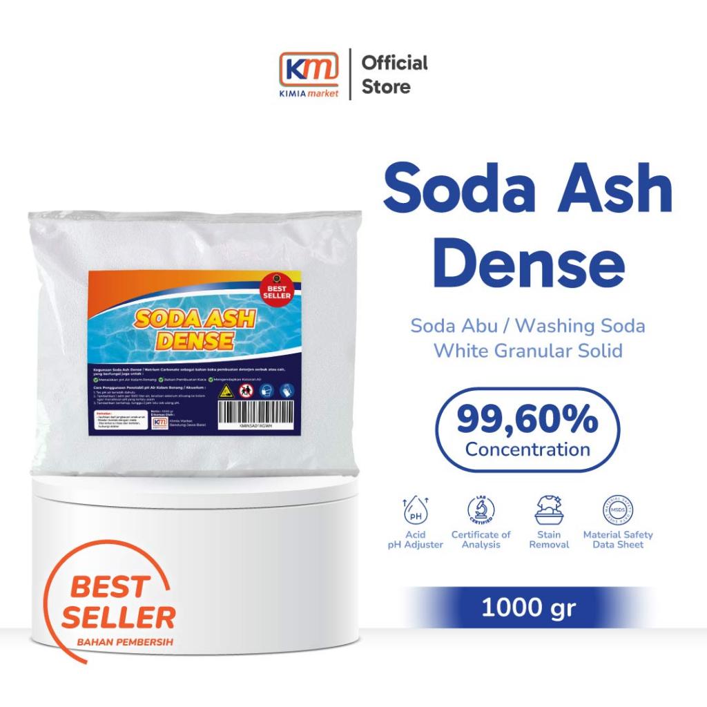 

Soda Ash Dense 1KG - Laundry Booster / Washing Soda Pembersih dan Penjernih / Natrium Karbonat / Soda By Kimiamarket.id