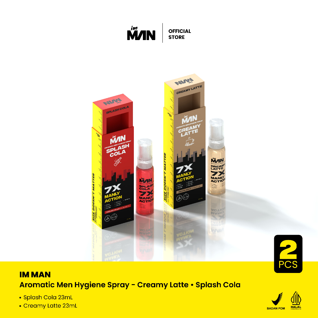 BUNDLING IM MAN Hygiene Combo - 2 Sprays 23 ml