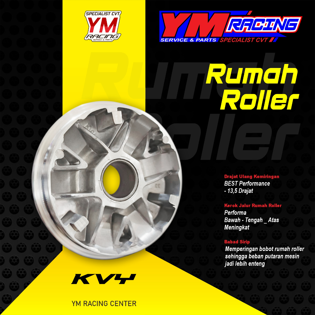 RUMAH ROLLER BEAT KARBU KVY BUBUTAN / RUMAH ROLLER RACING SCOOPY KARBU / RUMAH ROLLER BIG PULLEY SPA