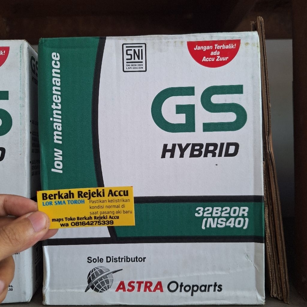 aki avanza,xsenia,granmax,cery ns40 gs ASTRA HYBRID