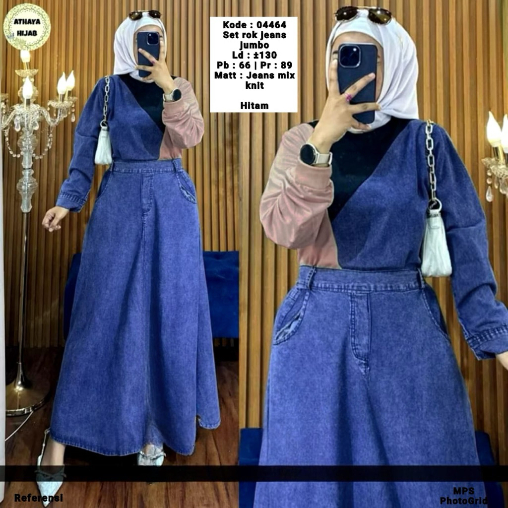 one set wanita/baju setelan wanita/setelan jeans/one set jeans wanita/one set modis
