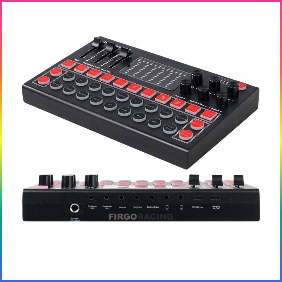 Mixer USB Sound Card Live Broadcast Bluetooth Special Effect - M9