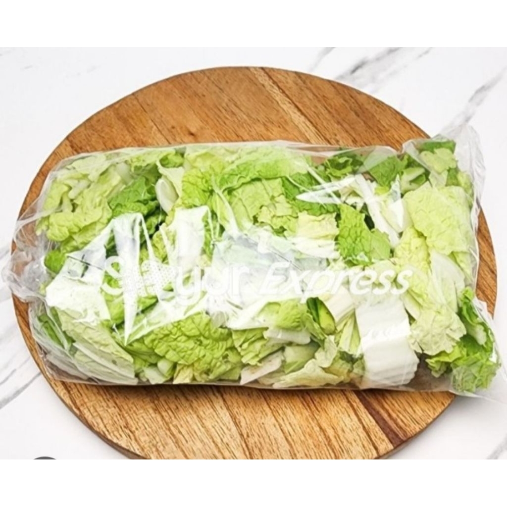 

sayur sawi putih potong