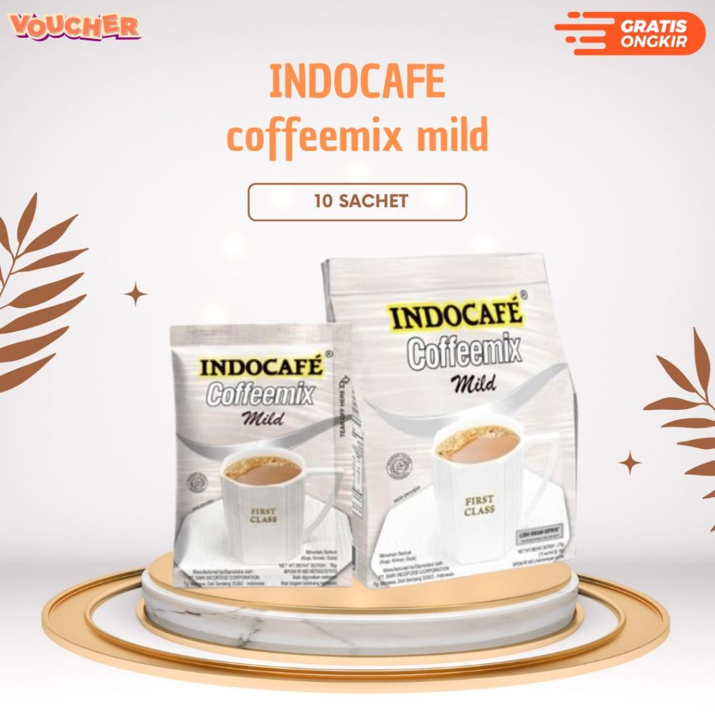 

Indocafe Coffeemix Mild 10 SASET / Kopi Saset Instan