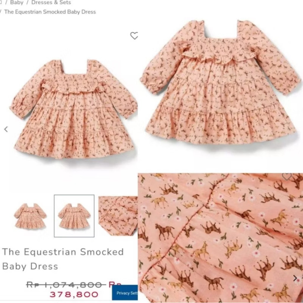 RARITA BELLA - The Equestrian Baby Dress - JANIE AND JACK