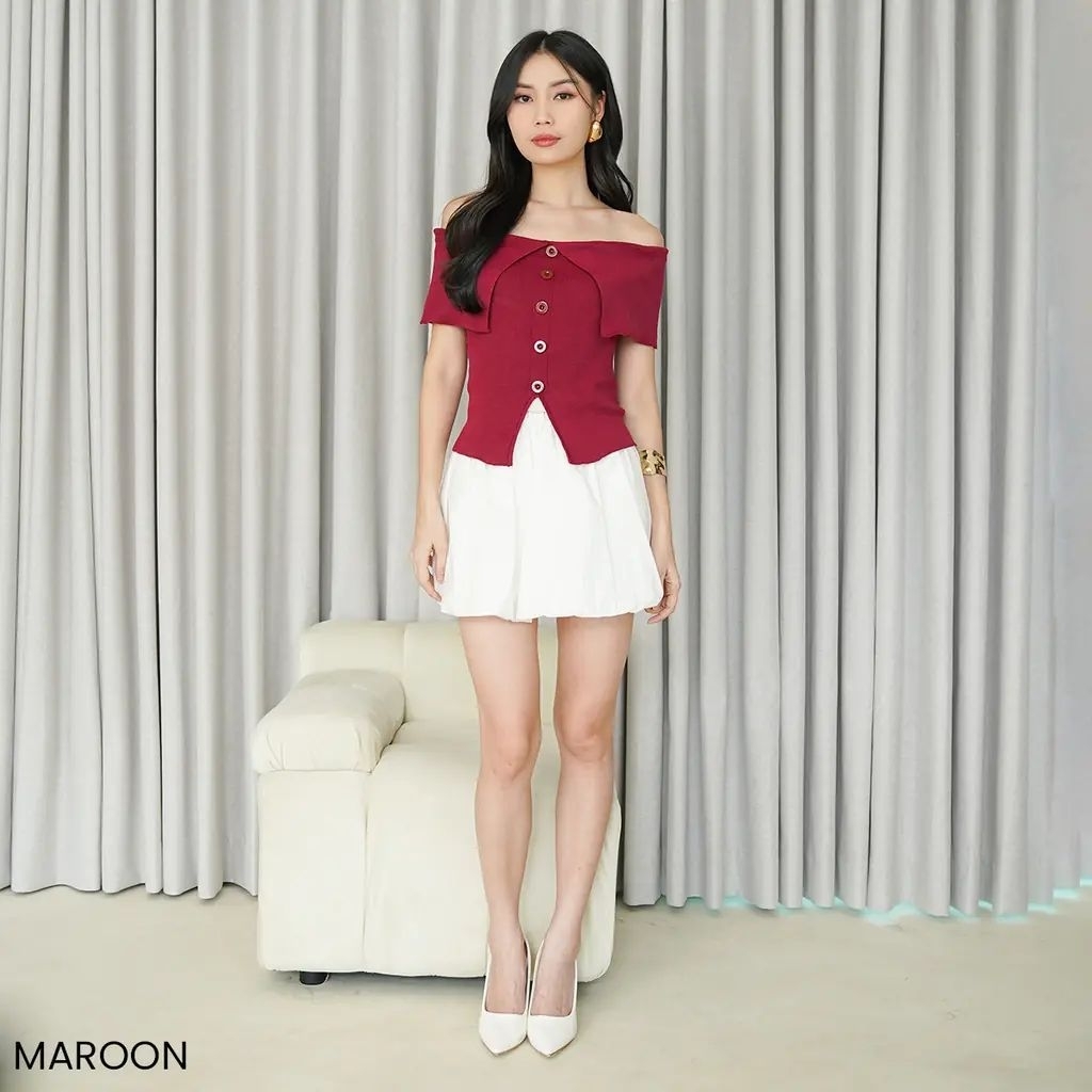 sorin sabrina rajut/baju panjang/rajut/baju rajut/baju sabrina/atasan rajut/atasan wanita/baju perem