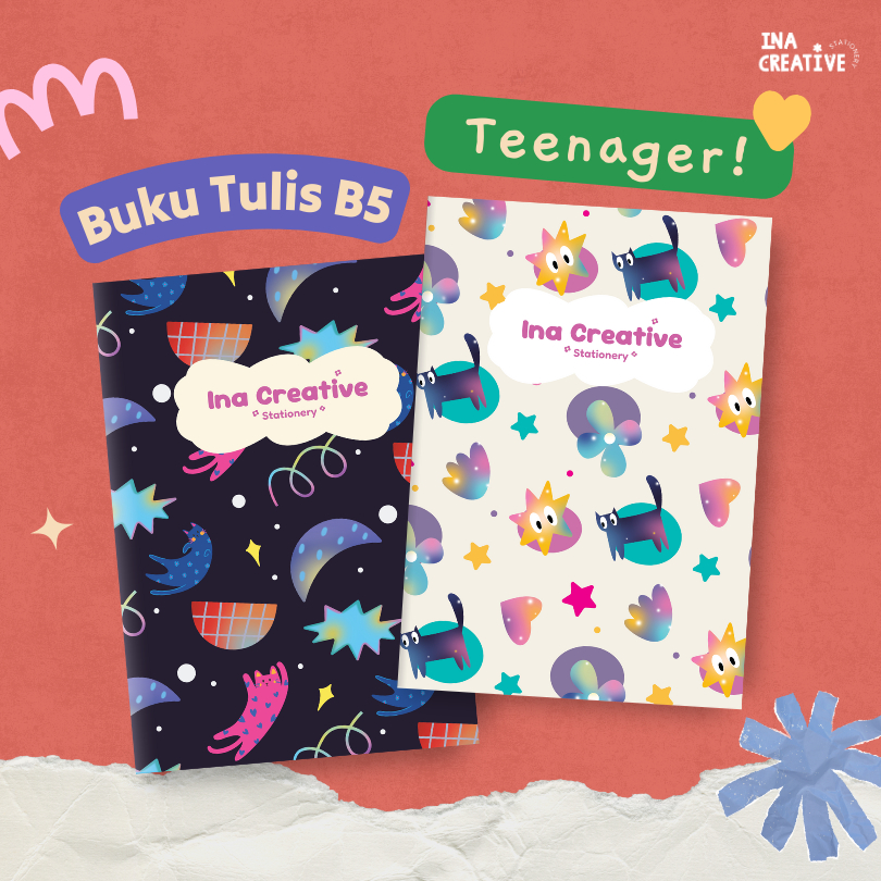 

Buku Tulis B5 Teenager Galaxy Series Ina Creative| Diary Book| Journal Book| Note| Buku Catatan Ring| Notebook Ring Motif | Buku Spiral | Spiral Notebook | Notebook Ring motif Aesthetic | Buku Sekolah | Buku Tulis | Souvenir Notebook
