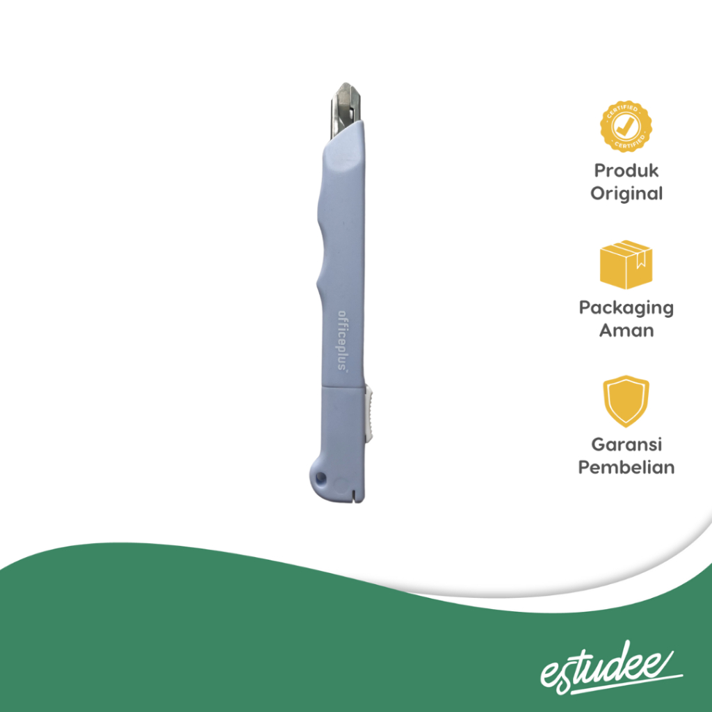 

ESTUDEE OFFICE-P CUTTER COMFORT GRIP PLASTIC 9MM 30DGR OP-C016 BLUE