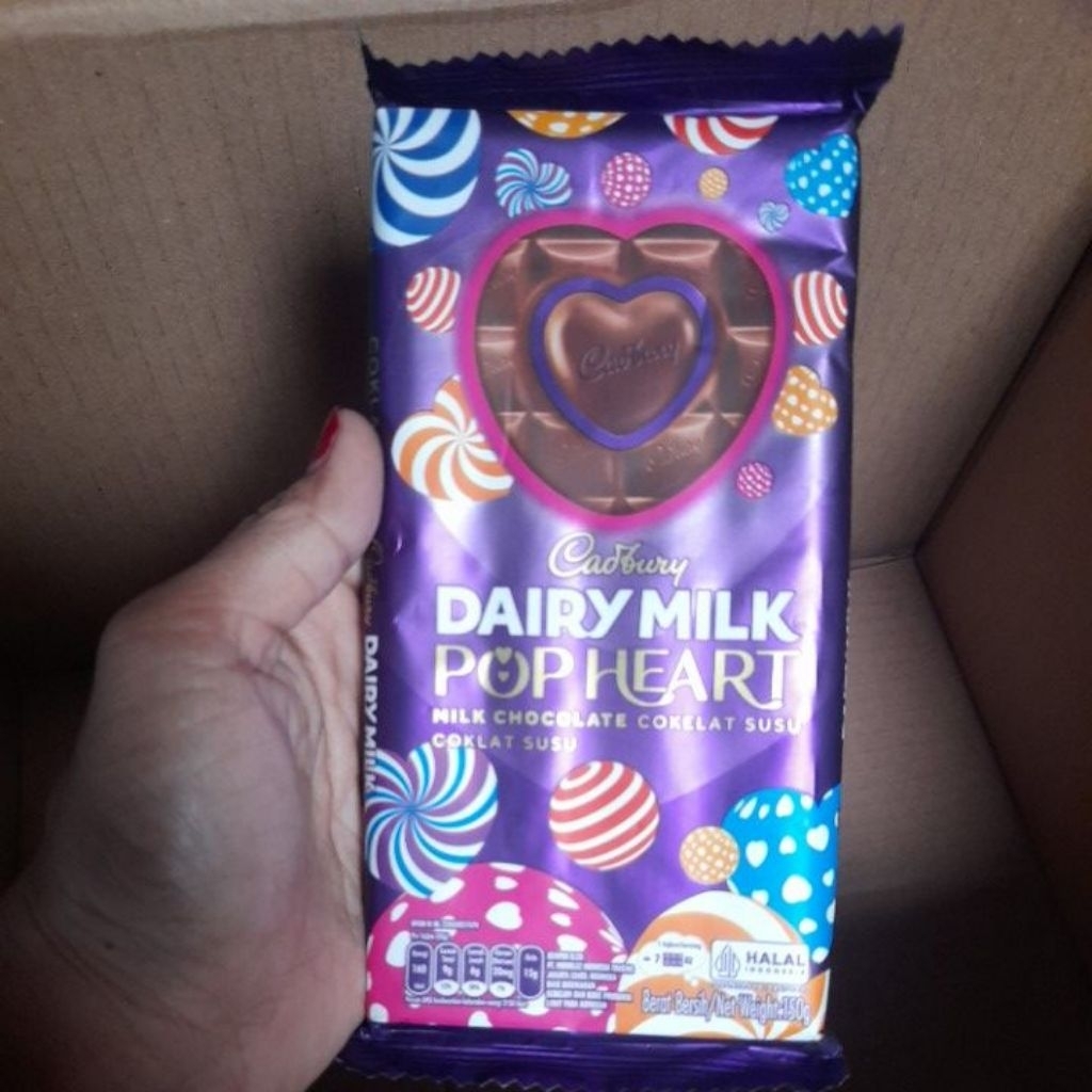 

PROMO Cadbury dairy milk pop heart 150gr