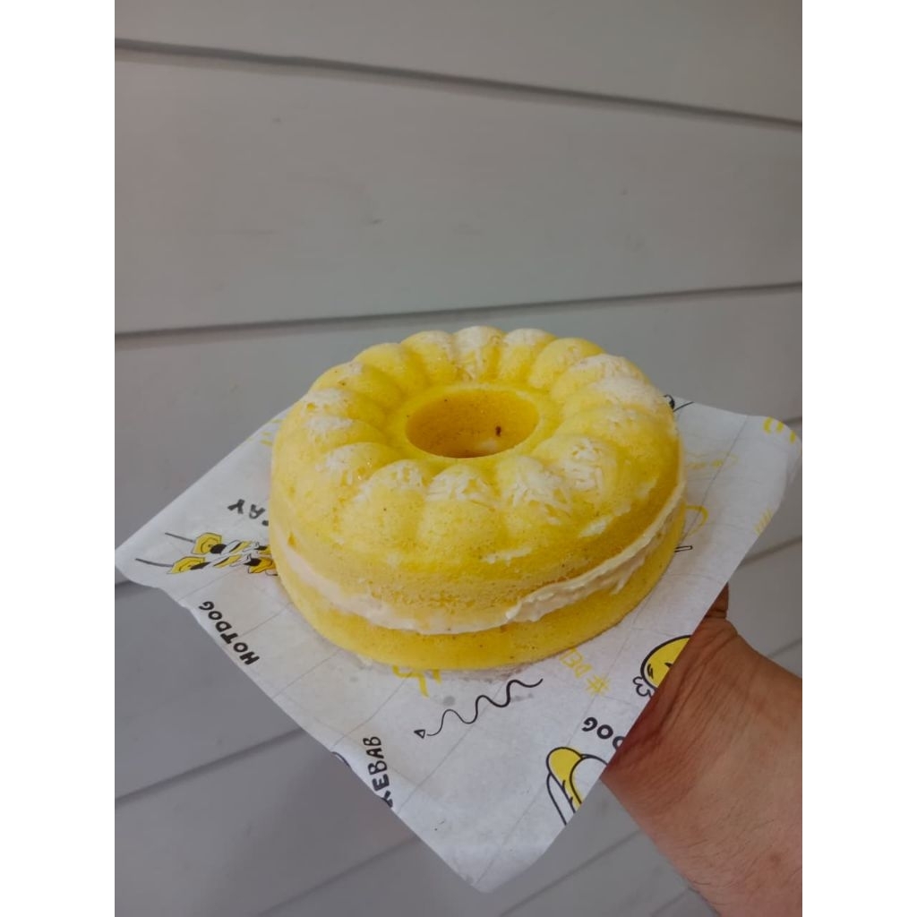 

bolu jagung keju melted lumer