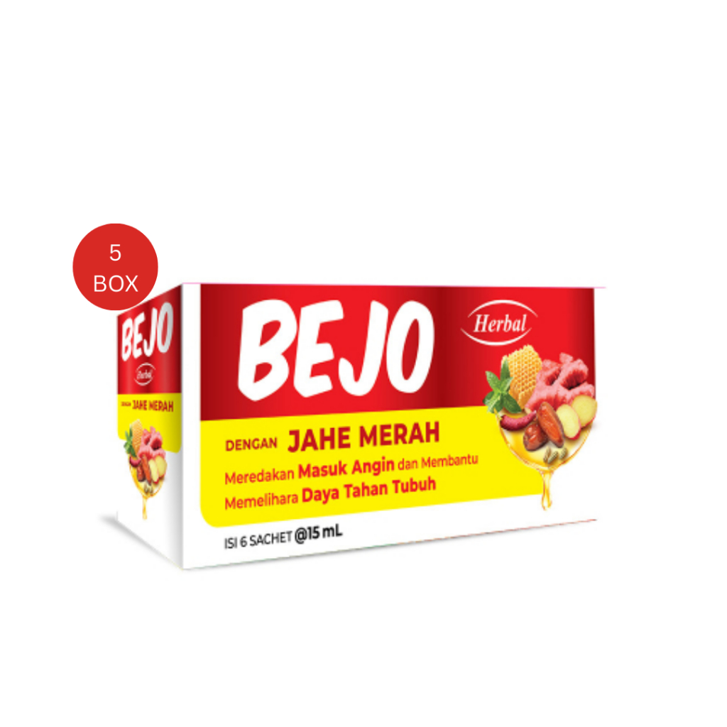 

[ PAKET HEMAT ] - BEJO JAHE MERAH 5 BOX
