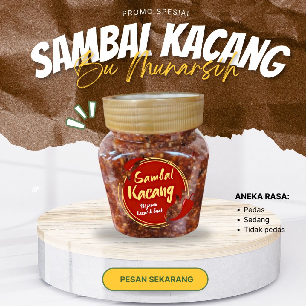 

Sambal Kacang Pecel 250g – Nikmatnya Rasa Asli Nusantara!