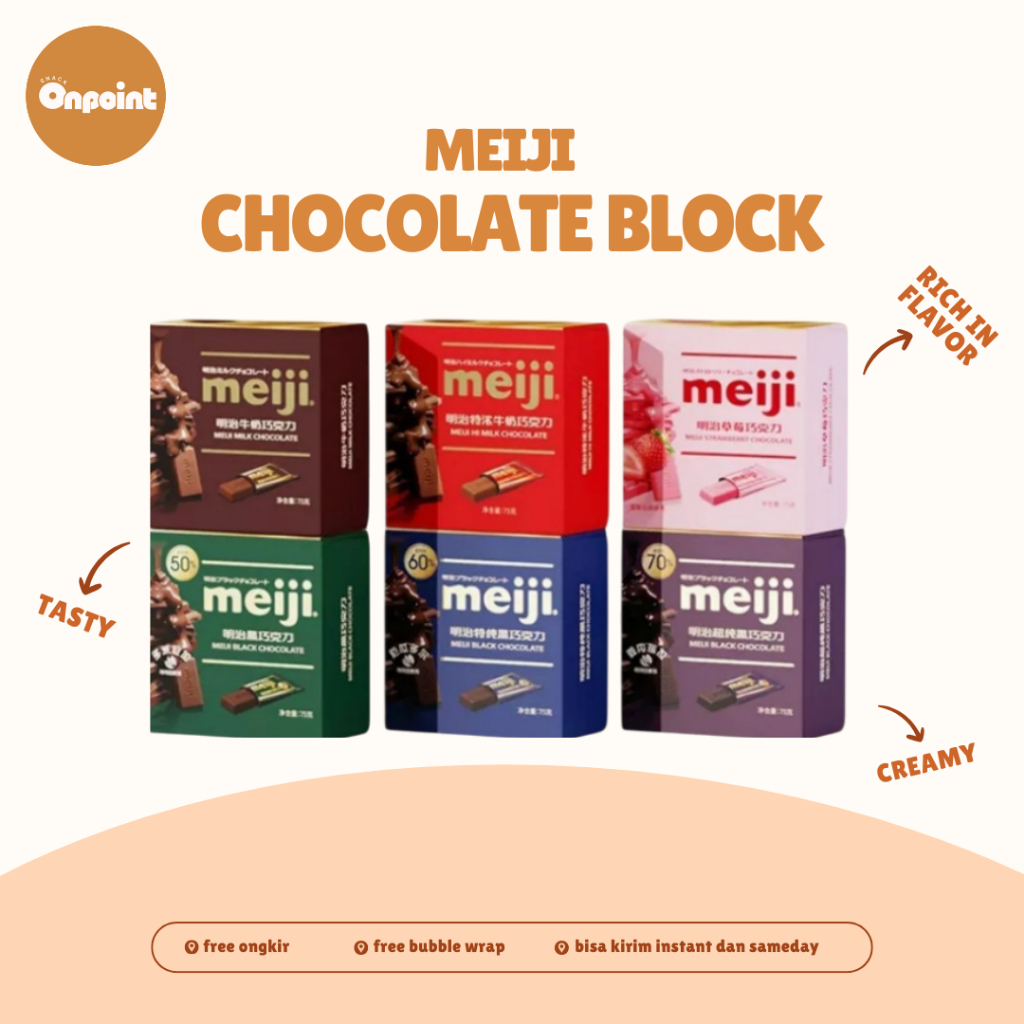 

Meiji Chocolate Box Series 75g | Snack Cokelat Box Meiji Aneka Rasa