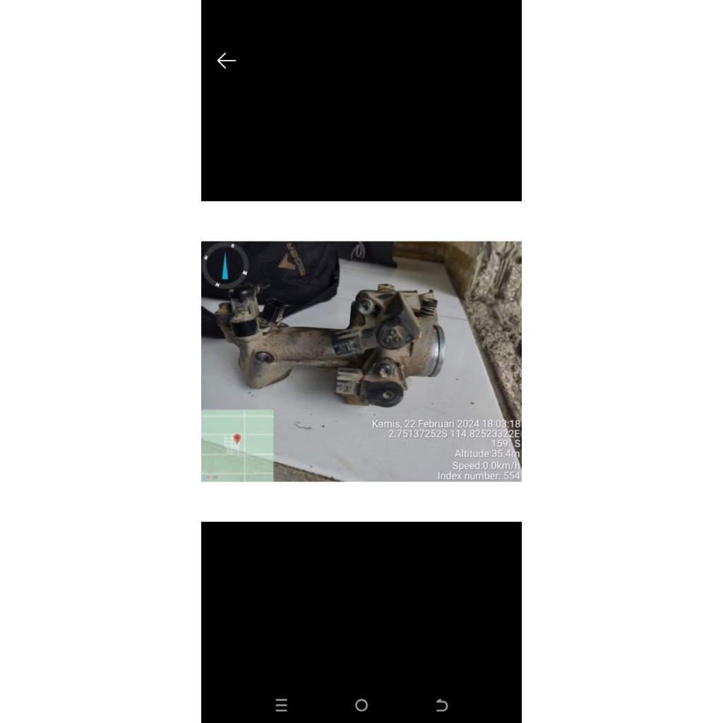 TB+injektor+TPS+sensor ORI copotan Vario 150