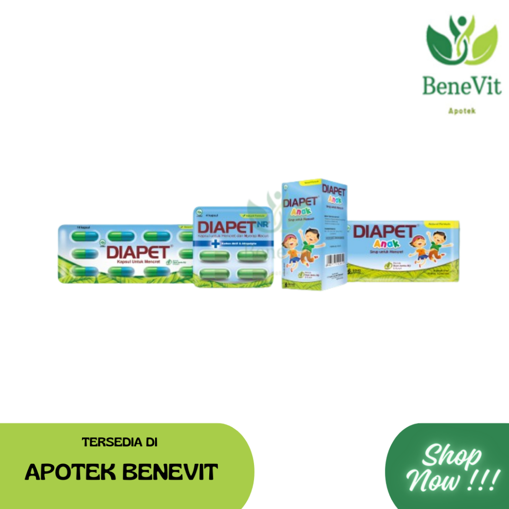 DIAPET CAPS/ DIAPET NR 4's / DIAPET ANAK SYRUP SACHET
