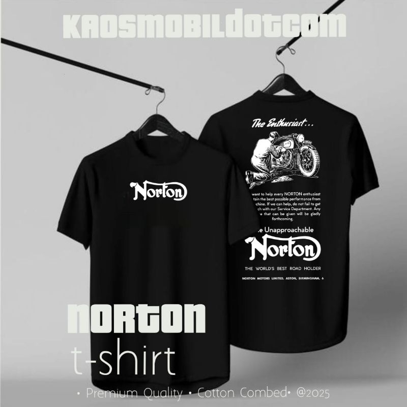 KAOS NORTON THE ENTHUSIAST HITAM
