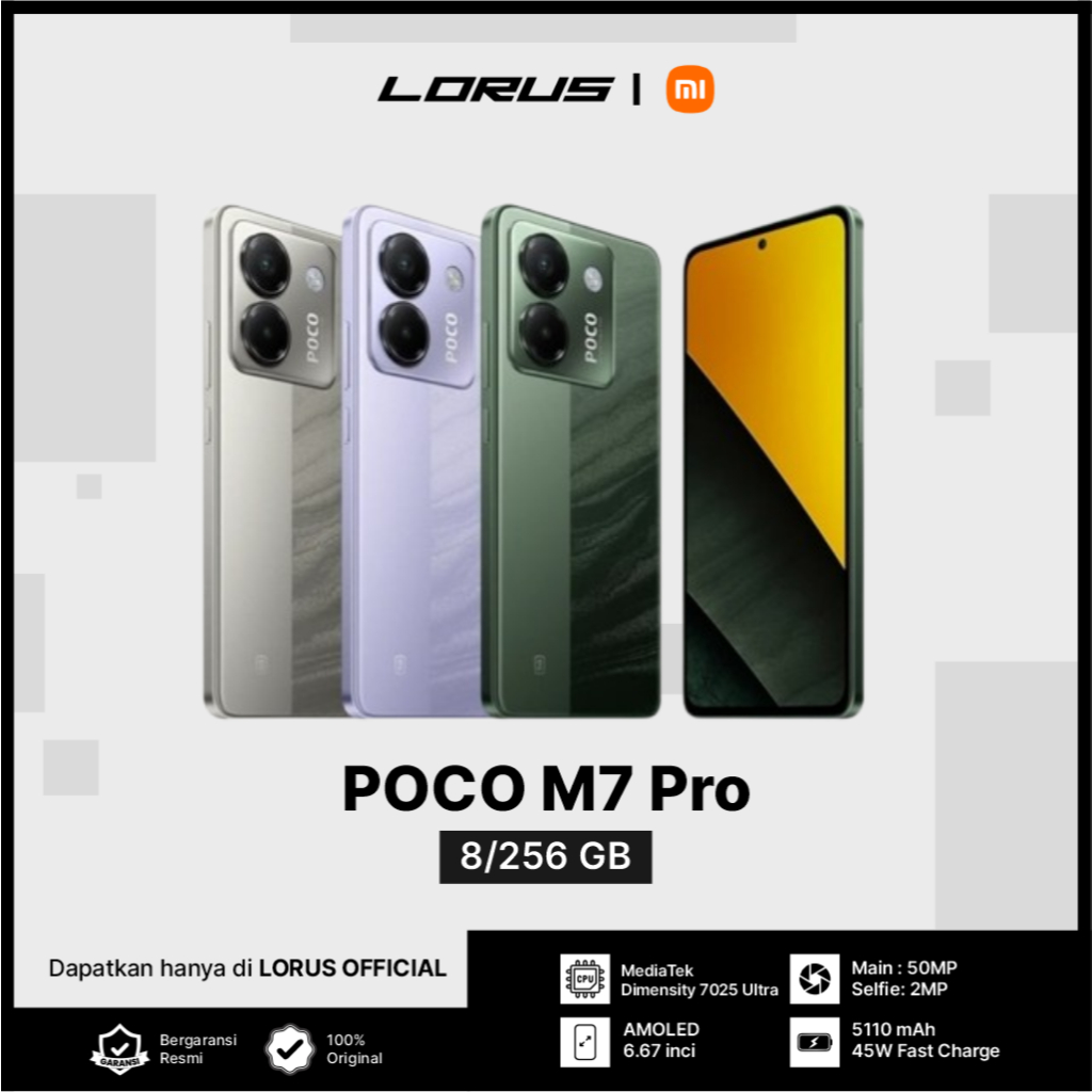 Xiaomi Poco M7 Pro 8/256GB 5G | MediaTek Dimensity 7025 Ultra