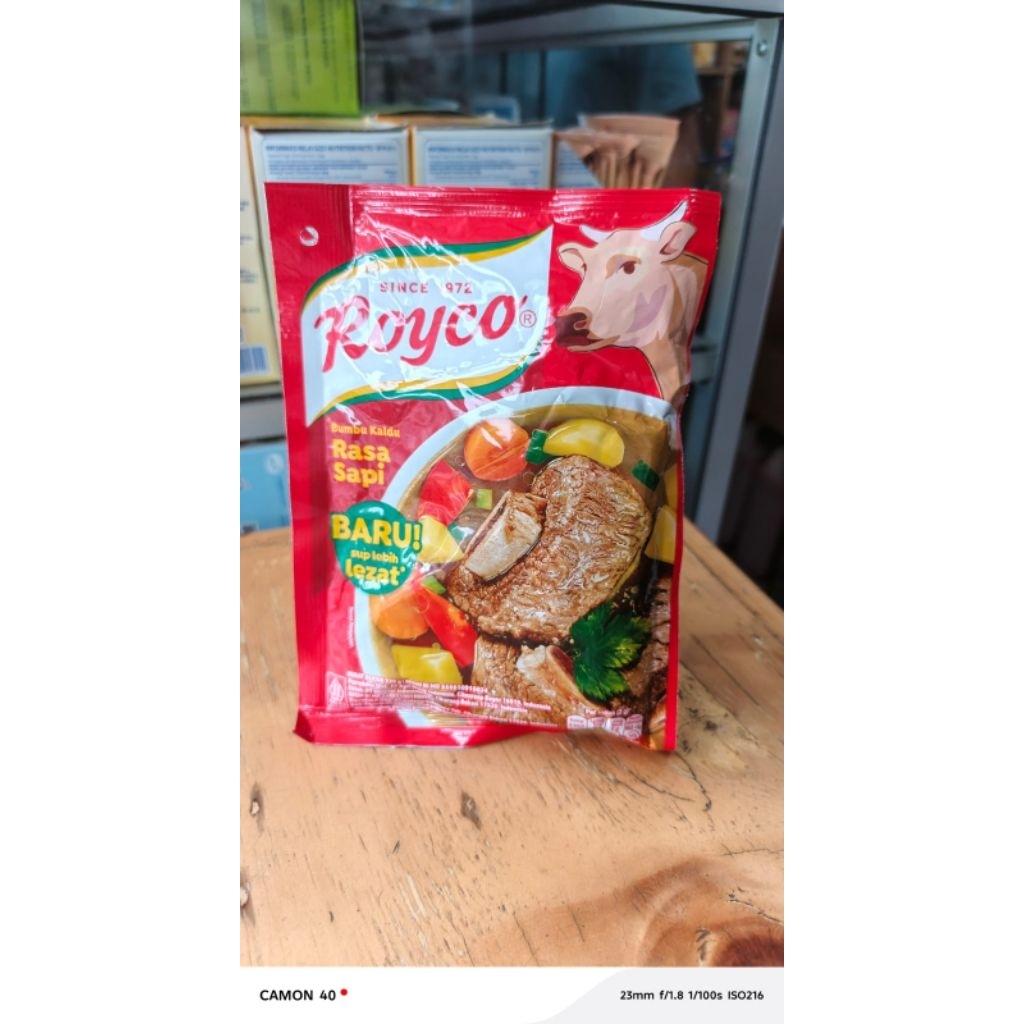 

Royco sapi kemasan lebih hemat 25% kaldu rasa sapi