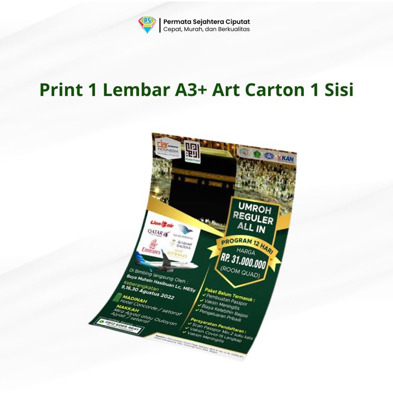 

Print 1 Lembar A3+
