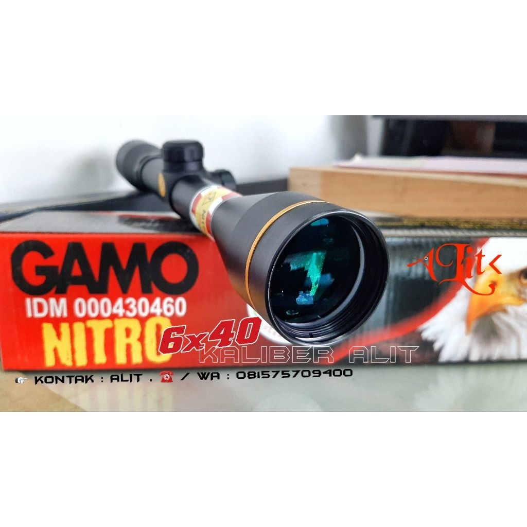 Teleskop Gamo Nitro 6x40 tahan getar