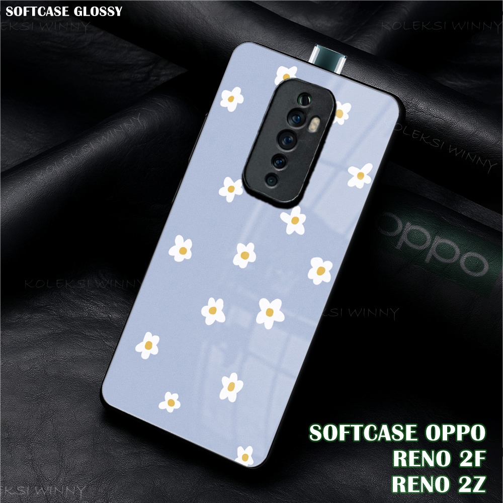 WD48 SOFTCASE OPPO RENO 2F | 2Z | Motif AESTHETIC | Casing Glossy Murah | Case Oppo Keren Lucu Aesth