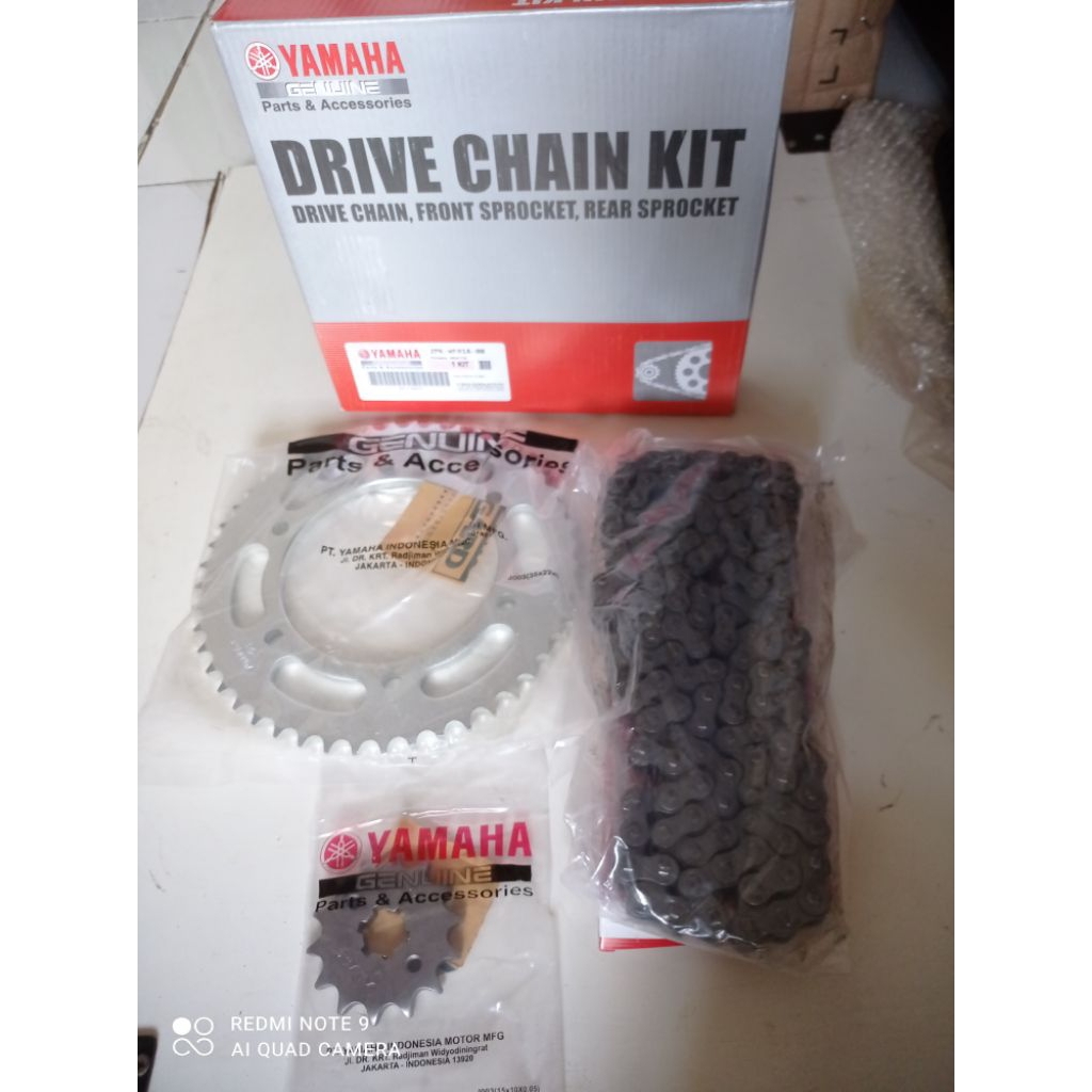 Gear Set Komplit Rantai Yamaha R15 V3 Kualitas Ori