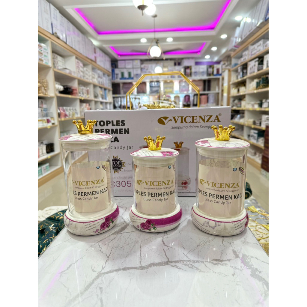 Vicenza Toples Permen Kaca Eternity GC305