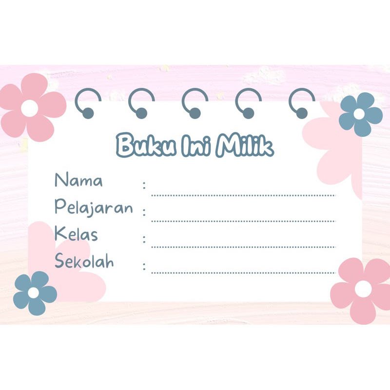 

Label Buku Anak