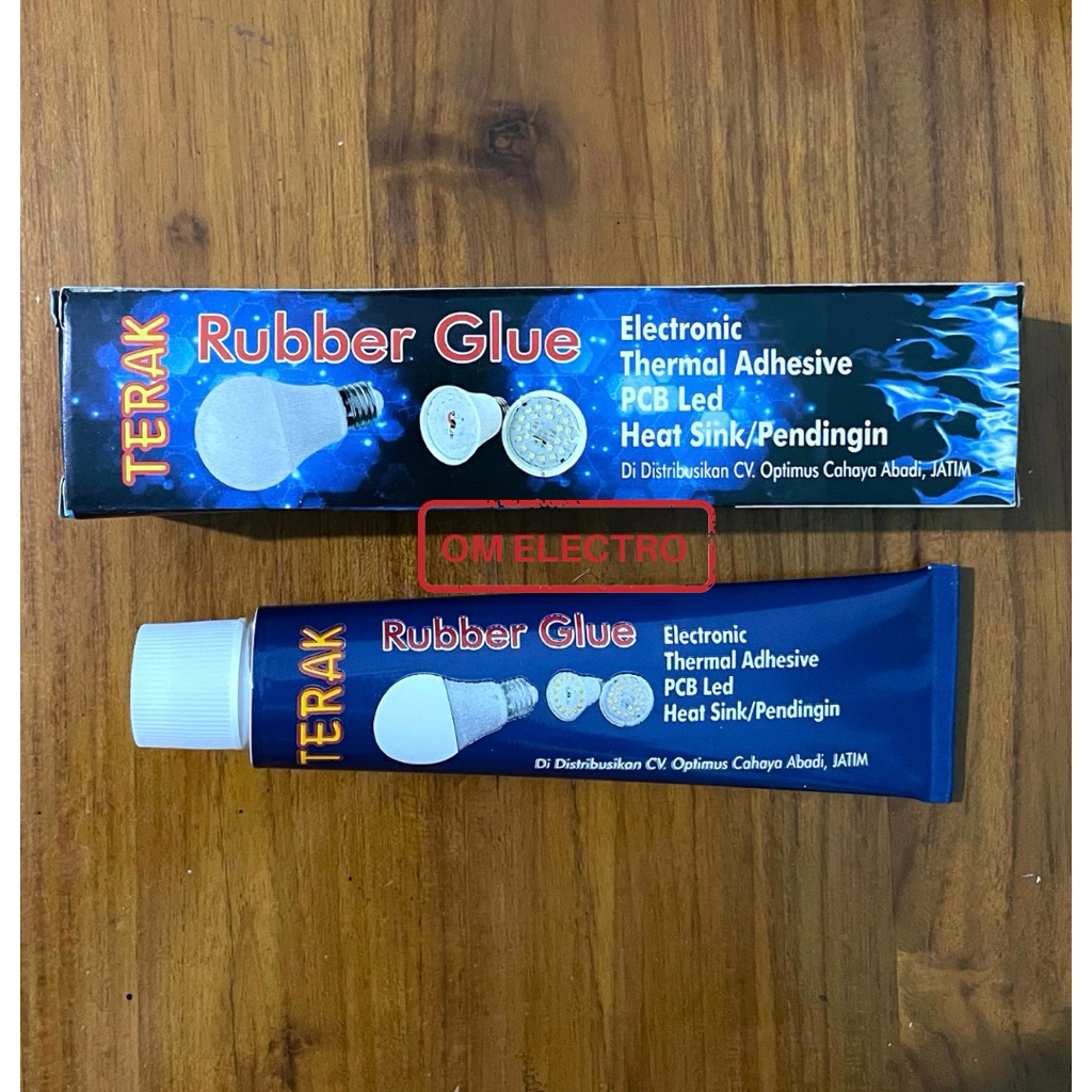 Lem LED Rubber Glue - Lem PCB Tahan Panas - Terak Thermal Glue - Lem Heatshink