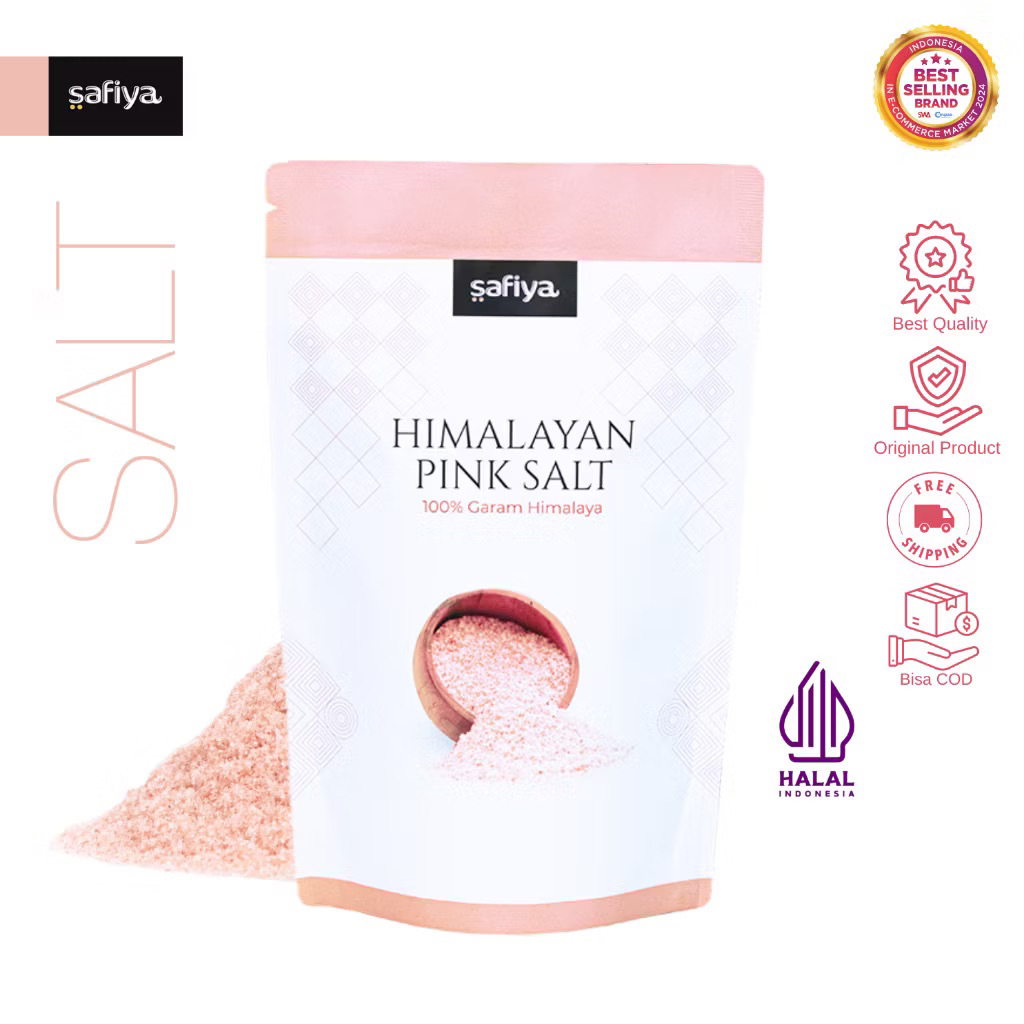 

SAFIYA GARAM HIMALAYA 250gram ORIGINAL / Himalayan Salt Premium / COD Garam Himalaya / Garam Diet / Garam untuk kesehatan